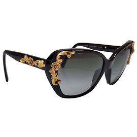 Dolce & Gabbana DG4167 Sonnenbrille Gold Schwarz Schwarz Golden