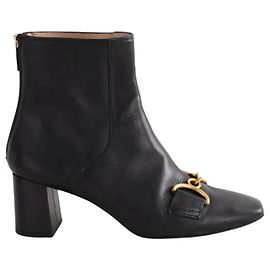 Botas de cuero negras con hebilla Lk Bennett Negro