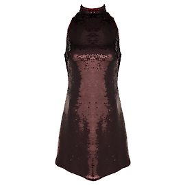 Autre Marque Robe mini à sequins Edie Rhubarb Safiyaa Bordeaux