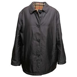 Black & Multicolor Burberry Reversible Jacket Size US L Black