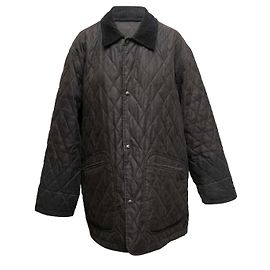 Giacca trapuntata nera Burberry con fodera Nova Check Taglia US XL Nero