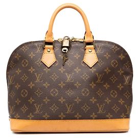 Borsa a mano Louis Vuitton Monogram Alma PM Marrone Marrone