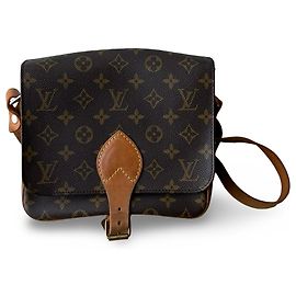 Louis Vuitton Cartouchiere MM en bon état Marron
