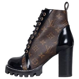 Louis Vuitton Star Trail Brown Monogram Ankle Boots sz.36 Pre-owned Other