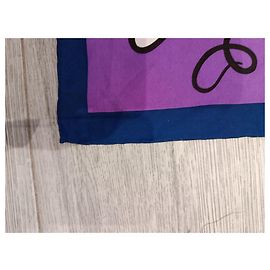 Sciarpa Baldinini Multicolor Nero Bianco Blu Beige Porpora Turchese