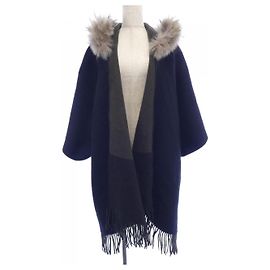 Autre Marque poncho en maille GRACE CONTINENTAL Noir
