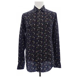 Yves Saint Laurent Saint Laurent Hemd Schwarz