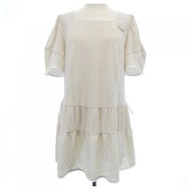 Autre Marque Super Beauty Tunika Weiß Beige