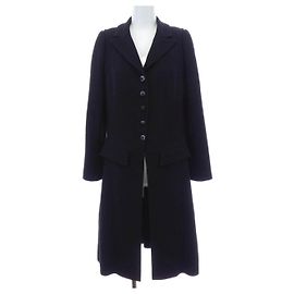 Chanel Vintage Mantel Schwarz