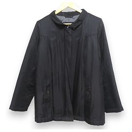 Autre Marque Aquascutum Silk 100 Padded Jacket Black