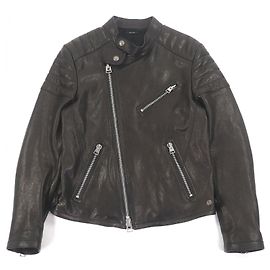 TOM FORD Lammlederjacke Bronze Dunkelbraun