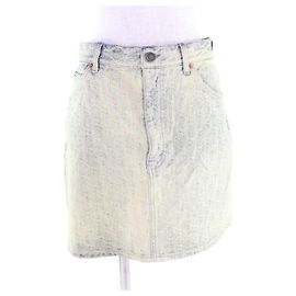 GUCCI Cotton Skirt Blue