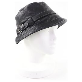 COACH Sheepskin Hat Black