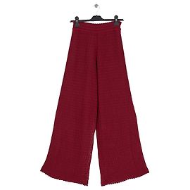 Eric Bompard Pantalones de algodón rojos Roja