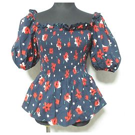 Top de Algodão Whimsy Floral de kate spade new york Azul Azul marinho