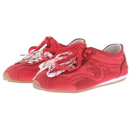 Sandro Sneakers Light Wave mix matières Rosso