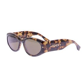 Lunettes de soleil Fendi Écaille Marron Marron