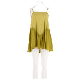 Autre Marque Robe courte verte DAMSON MADDER en viscose Vert