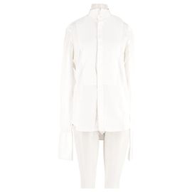 Autre Marque Camicia di cotone bianca Bianco