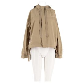 Autre Marque DAMSON MADDER Kapuzenjacke aus Baumwolle Beige Beige