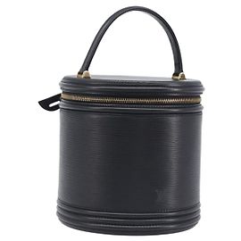 LOUIS VUITTON Epi Cannes Handtasche Schwarz M48032 LV Andere