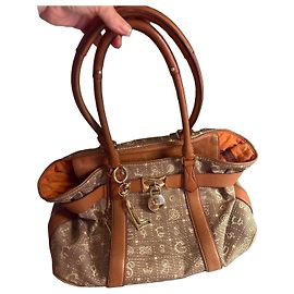 Lancel Borsa Tote in Pelle Monogramma Marrone Marrone Altro