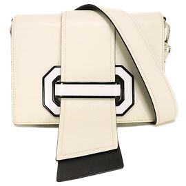 Prada City Plex Calf 2-Way Shoulder Bag White
