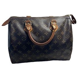 Borsa Louis Vuitton Speedy 30 Monogram Marrone Monogramma