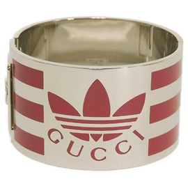 Gucci Red Metal Bangle Red