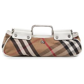 Bolso Burberry Brown Supernova Check Canvas Castaño Marrón claro