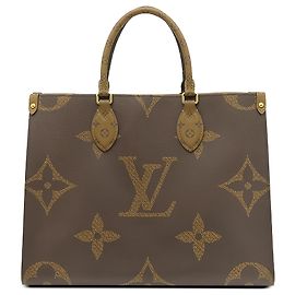 Louis Vuitton Brown Monogram Reverse Giant OnTheGo MM Brown