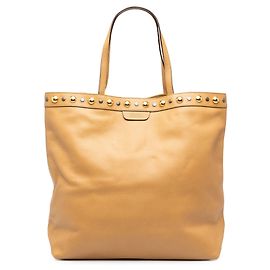 Sac cabas Babouska Gucci en cuir de veau marron Marron Camel