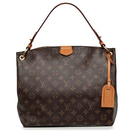 Louis Vuitton Brown Monogram Graceful PM Marrone