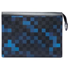 Louis Vuitton Gray Damier Graphite Pixel Pochette Voyage MM Otro