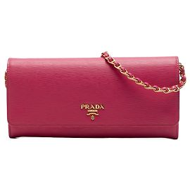 Cartera con cadena Prada Pink Vitello Move Rosa Otro