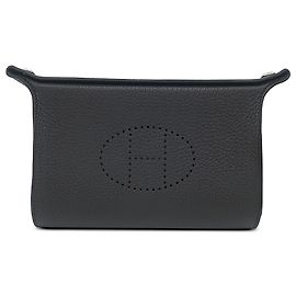 Hermès Black Togo Videpoches Noir