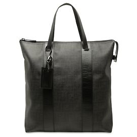 Borsa Tote Fendi Black Zucca Spalmati Nero