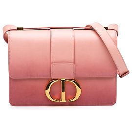 Borsa 30 Montaigne Dior in pelle di vitello sfumata rosa Rosa
