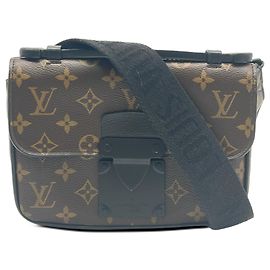 Louis Vuitton Brown Monogram S Lock Sling Brown