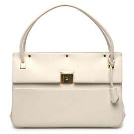 Sac à main Dior Parisienne en veau lisse blanc Blanc