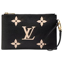 Pouch Louis Vuitton Neonoe Giant Monogram Empreinte Bicolore Nero Nero