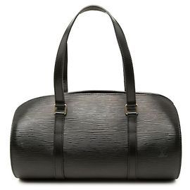 Louis Vuitton Epi Soufflot Handtasche Schwarz