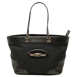 Gucci GG Canvas Tote Bag Schwarz