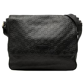 Bolsa de ombro Guccissima da Gucci Preto