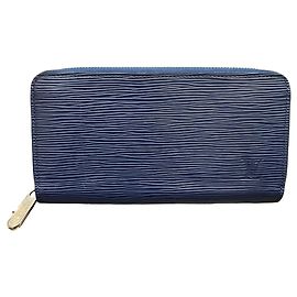 Carteira Longa Zippy Louis Vuitton Azul marinho