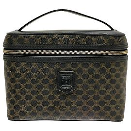 Céline Pochette Sac à Main Macadam CELINE Marron Noir