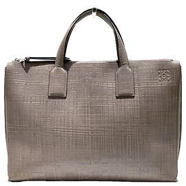 Loewe Goya Simple Briefcase Grey