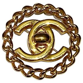 Spilla Placcata Oro Chanel D'oro