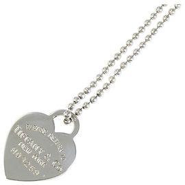 Autre Marque Collar de Plata Tag Return to Heart de Tiffany & Co. Plata