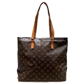Bolsa Tote Cabas Mezzo Louis Vuitton Marrom